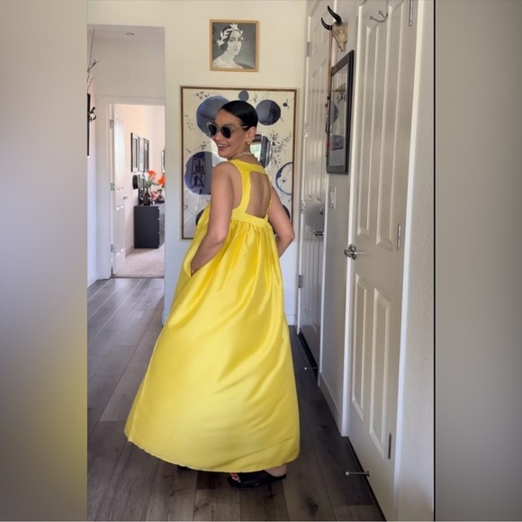 ANTHROPOLOGIE Pinnacle by Shruti Sancheti Square Neck Babydoll Maxi Dress XS NWT - Picture 8 of 13